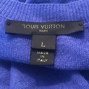 Louis Vuitton Violet Blouse 100% Silk RTW